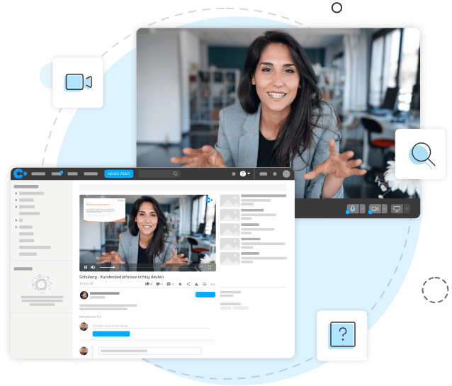Sichere Videoplattform für Unternehmen und Bildung